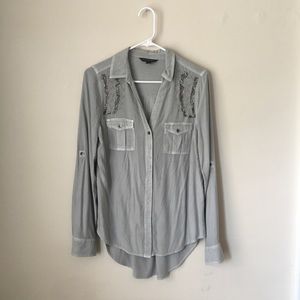 Rock & Republic oversized button down shirt